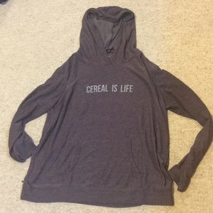 “Cereal is life” hoodie